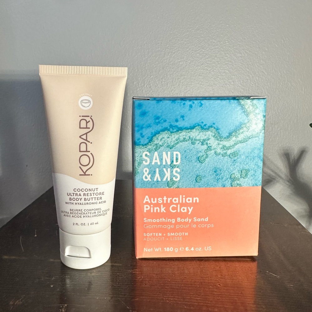 Kopari Coconut Restore & Sand & Sky Pink Clay Duo